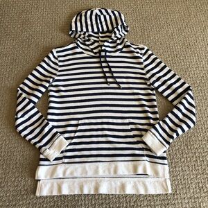 Jones New York Striped Pullover Hoodie